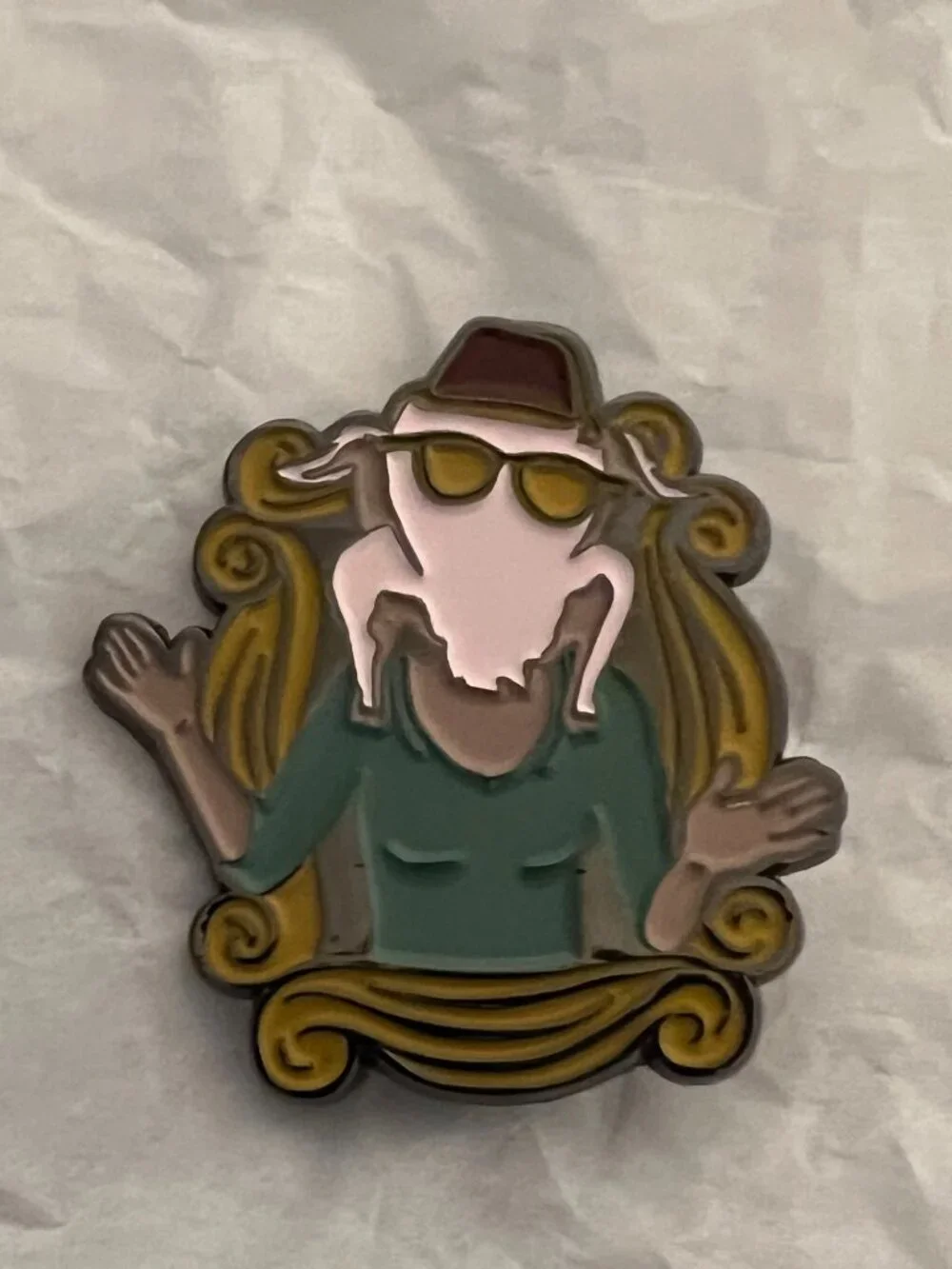 3 new FRIENDS enamel pins Armadillo Turkey Officially Licensed